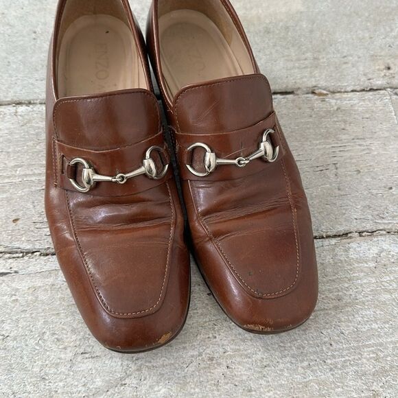 Vintage Enzo Angioini Horsebit Loafer Size 8 - Picture 2 of 7